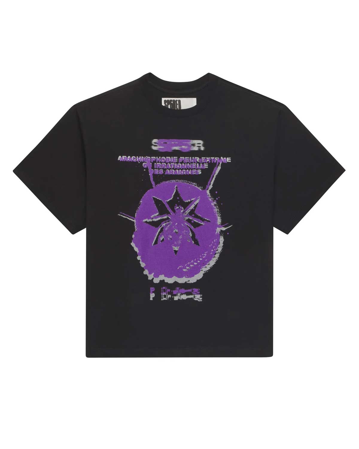 Sp5der France Blur Tee Black