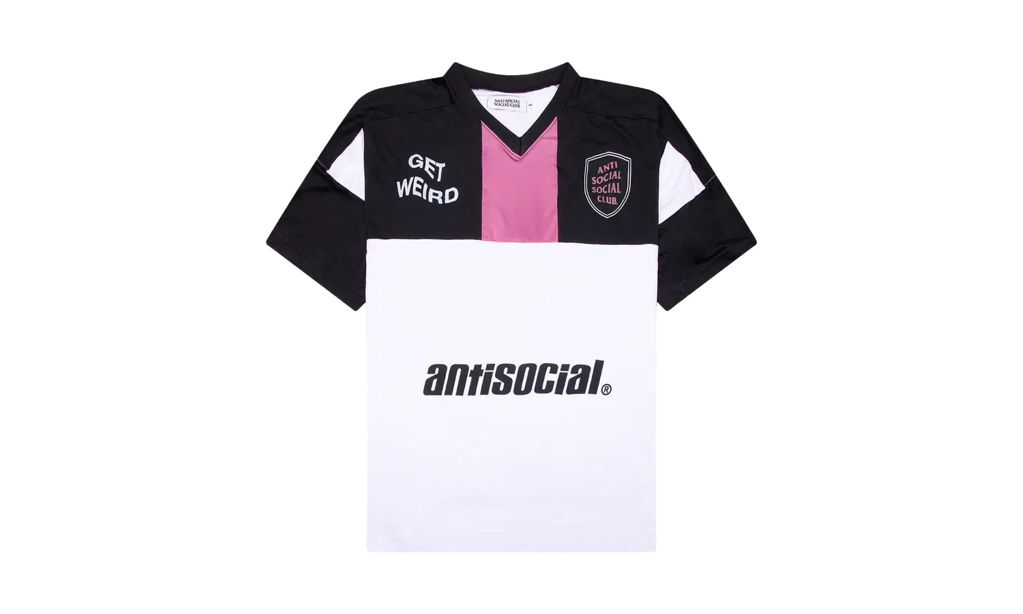 Get Weird Soccer Jersey "White" ASSC GET WEIRD SOCCER JERSEY SS25 WHITE