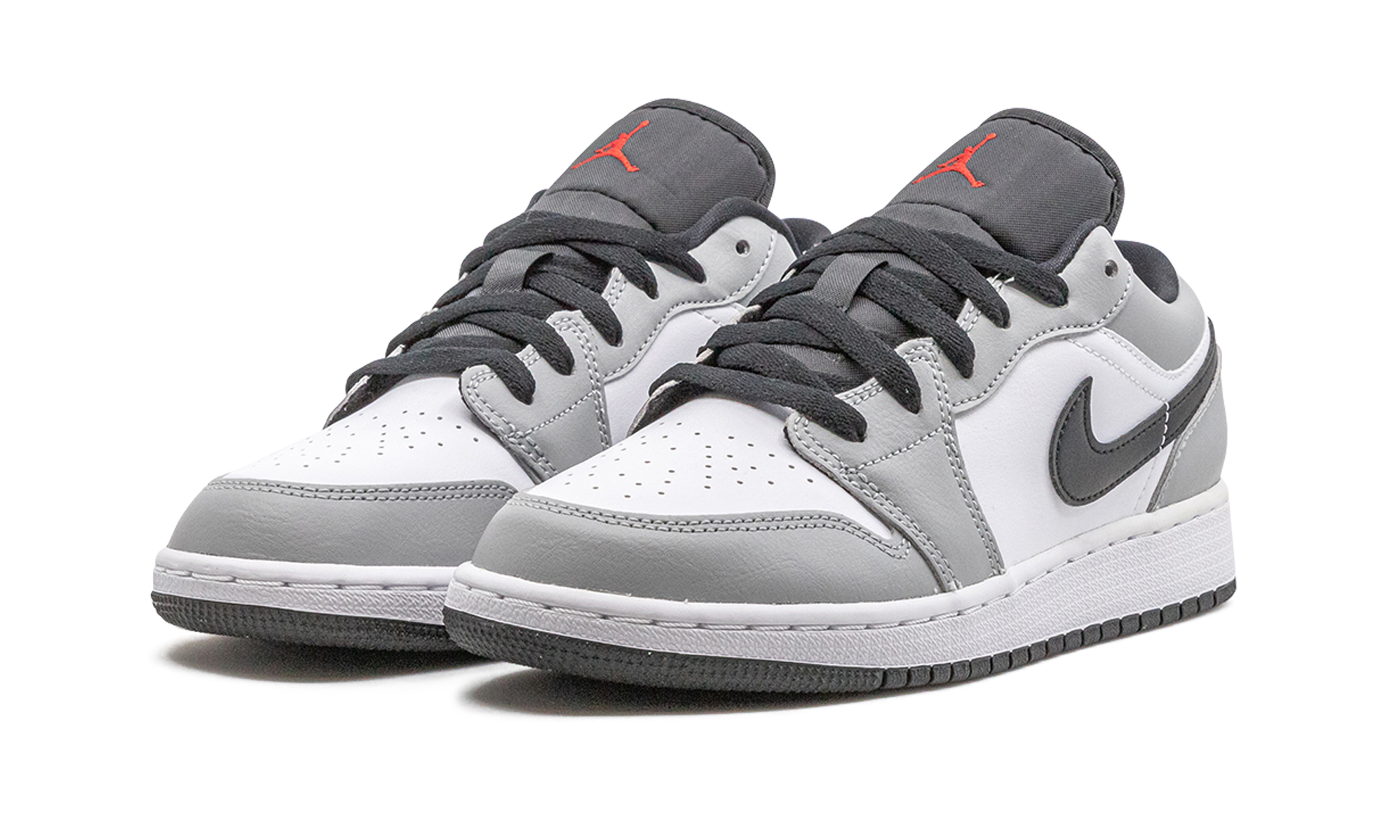 Air Jordan 1 Low GS "Light Smoke Grey" 553560 030