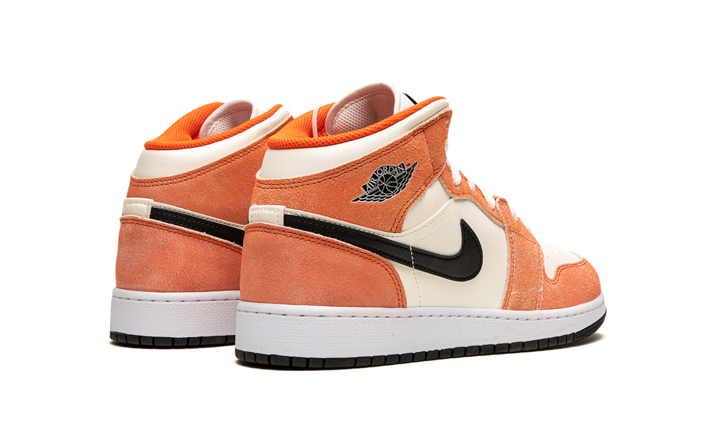 Air Jordan 1 Mid SE GS "Orange Suede" DV1336 800