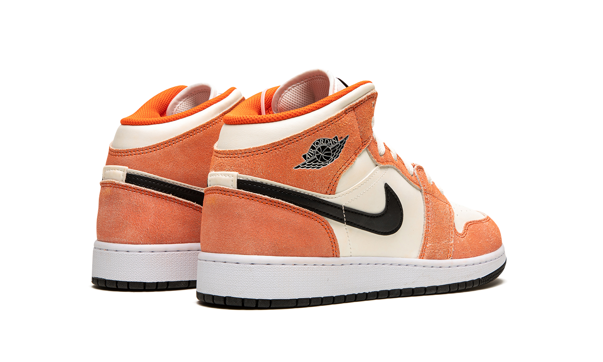 Air Jordan 1 Mid SE GS "Orange Suede" DV1336 800