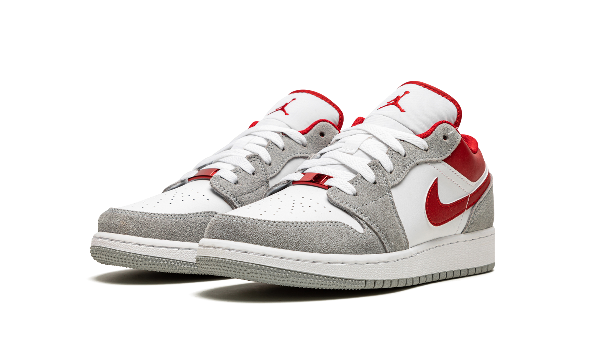 Air Jordan 1 Low SE GS "Smoke Grey Gym Red" DM0589 016