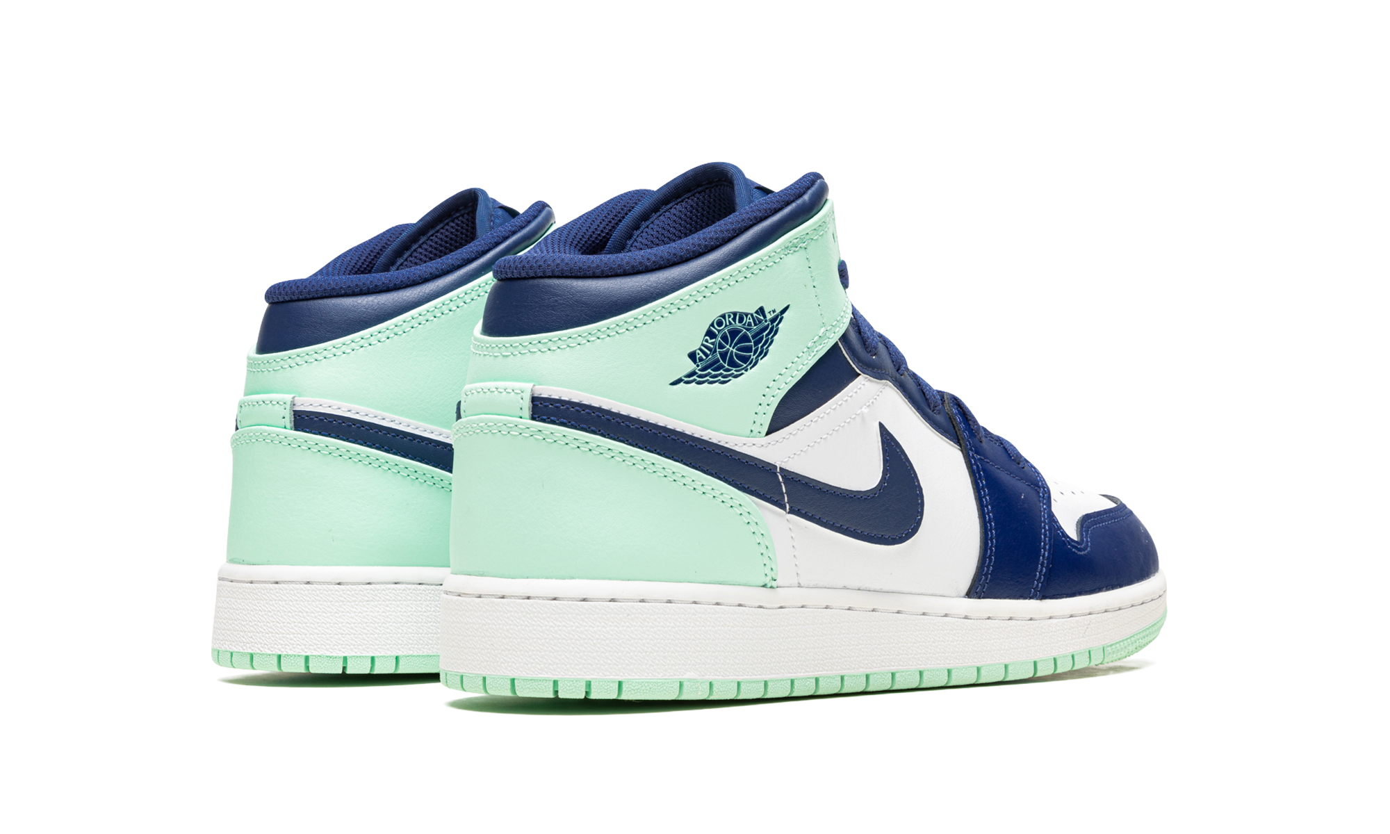 Air Jordan 1 Mid GS "Blue Mint" 554725 413