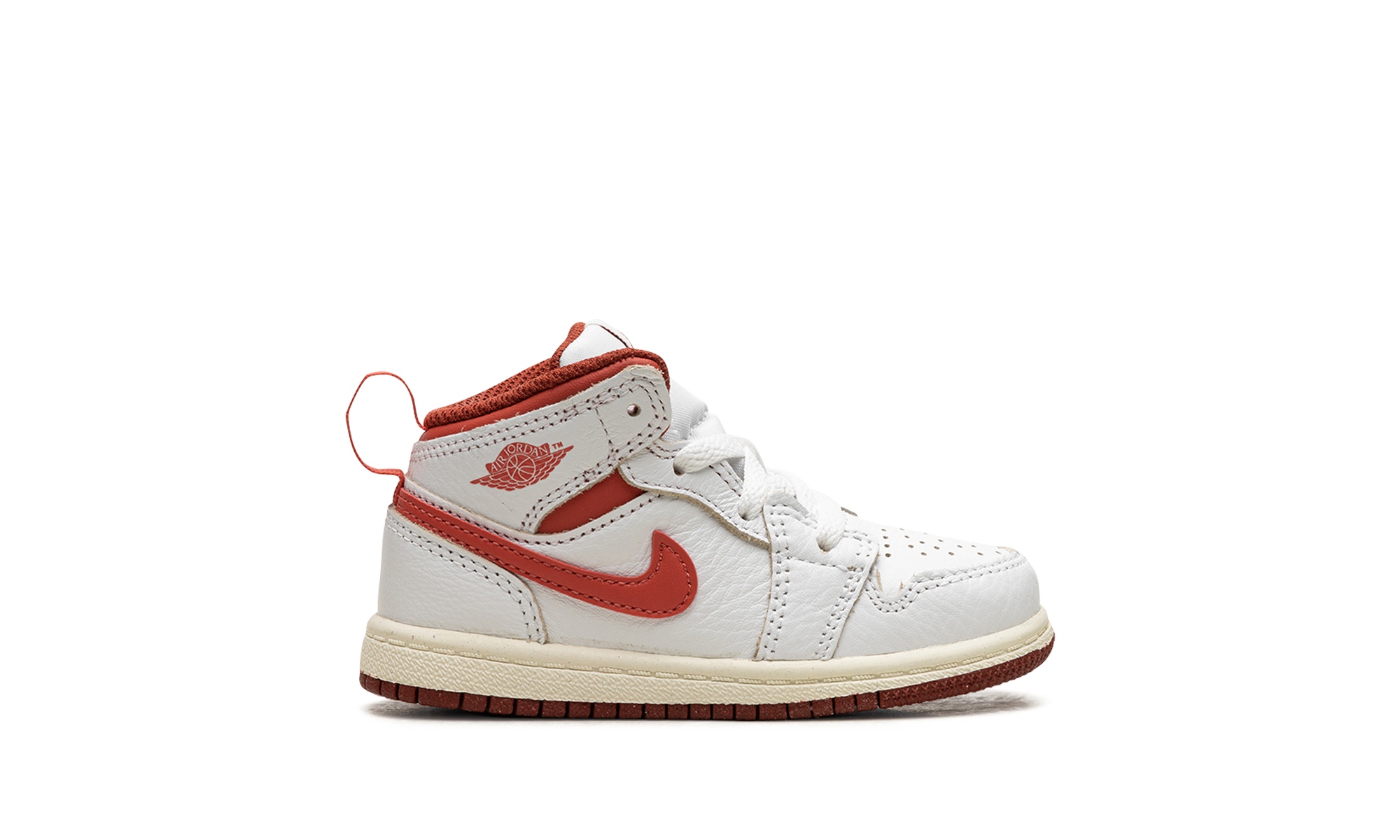 Air Jordan 1 Mid SE TD "White Dune Red" FJ3466 160