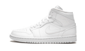 Air Jordan 1 Mid "Triple White" 554724 129