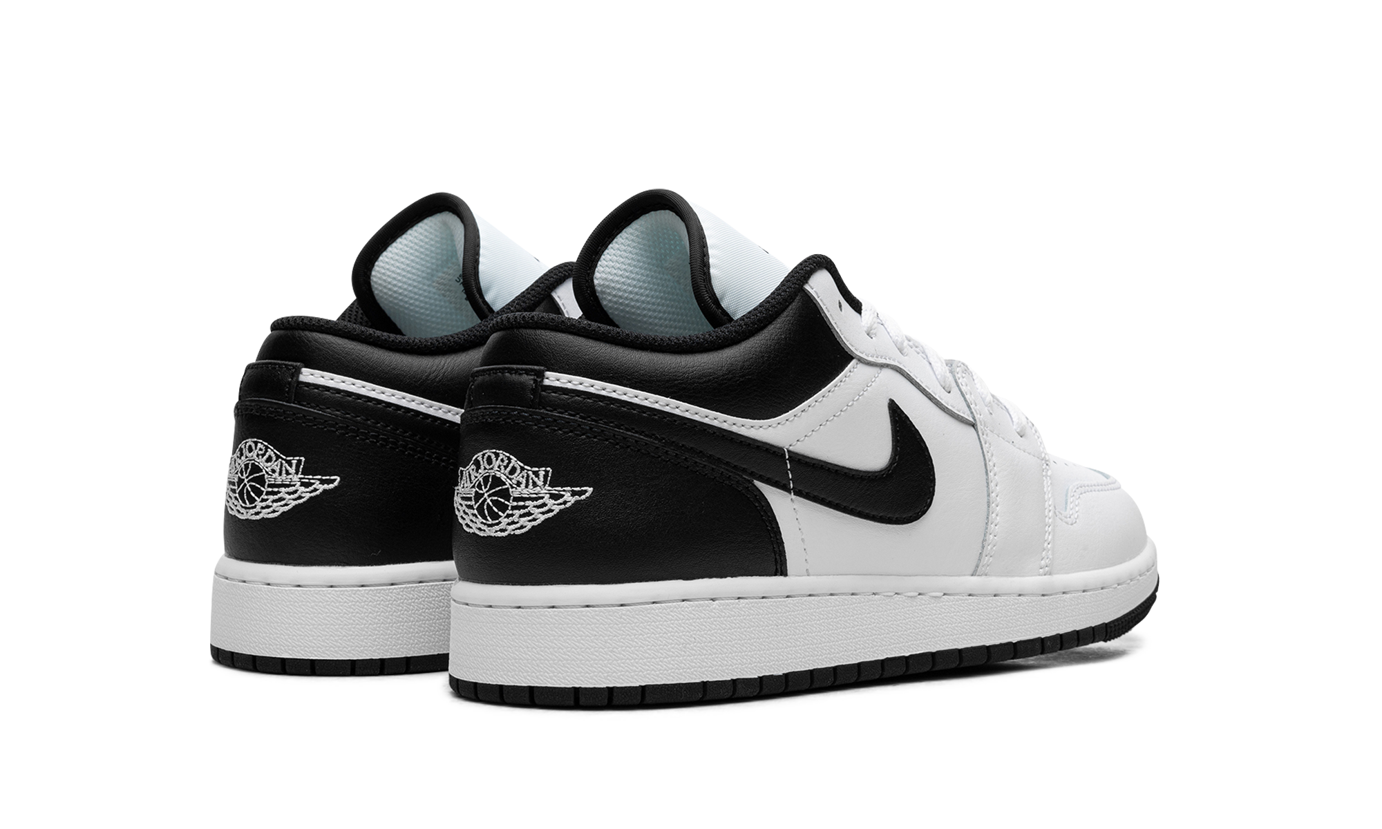 Air Jordan 1 Low GS "WHITE BLACK" 553560 132