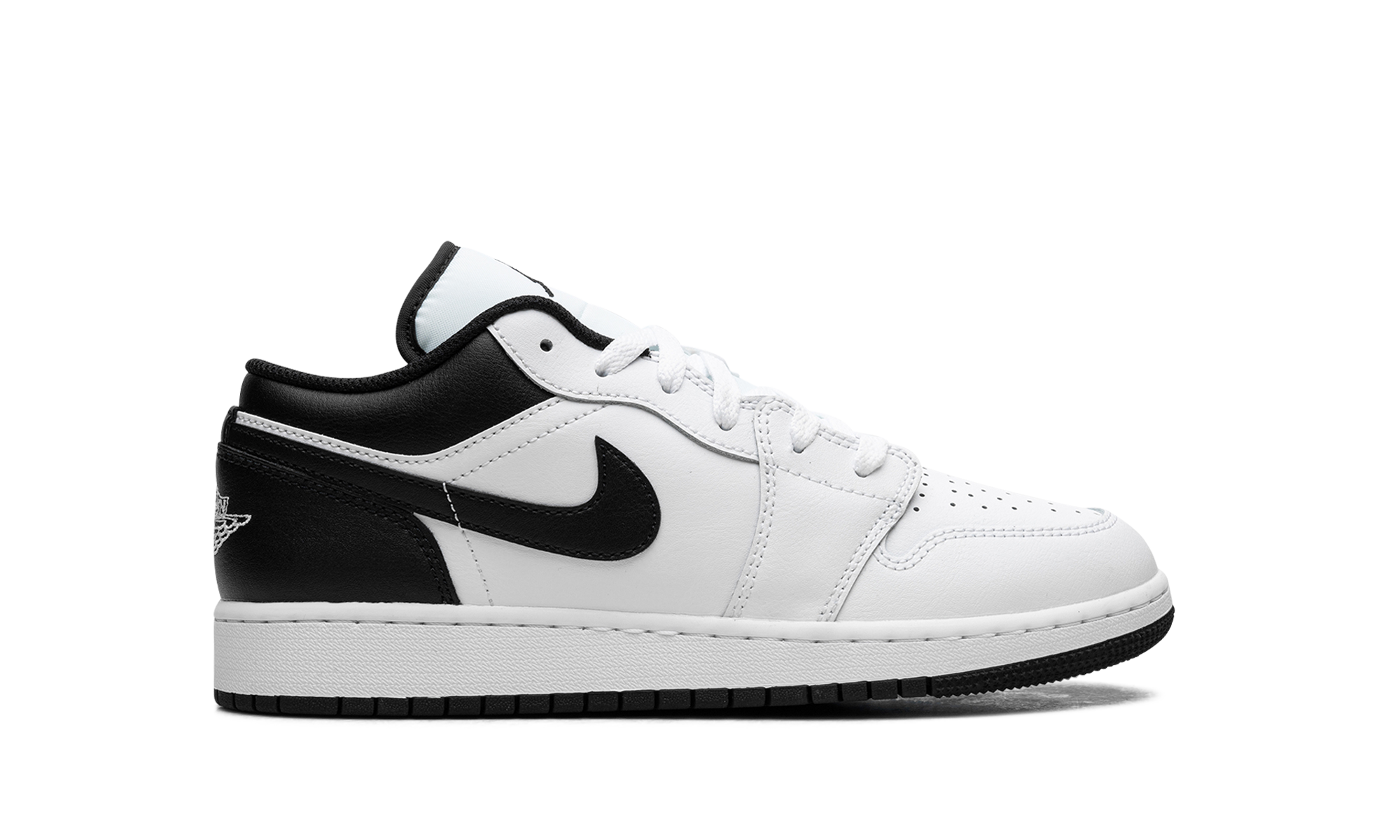 Air Jordan 1 Low GS "WHITE BLACK" 553560 132