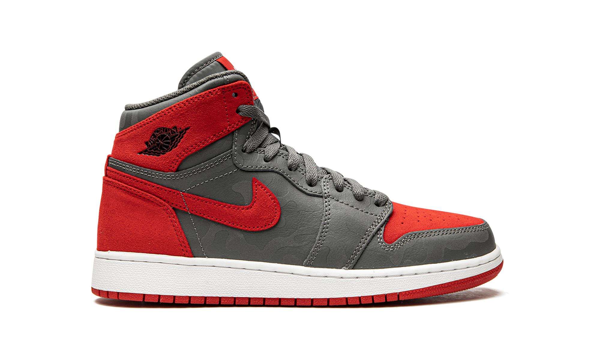 Air Jordan 1 Retro HI PREM GS "Red Camo" 822858 032