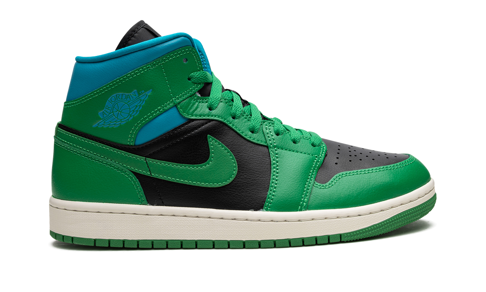 AIR JORDAN 1 MID WMNS "Lucky Green Aquatone" BQ6472 033