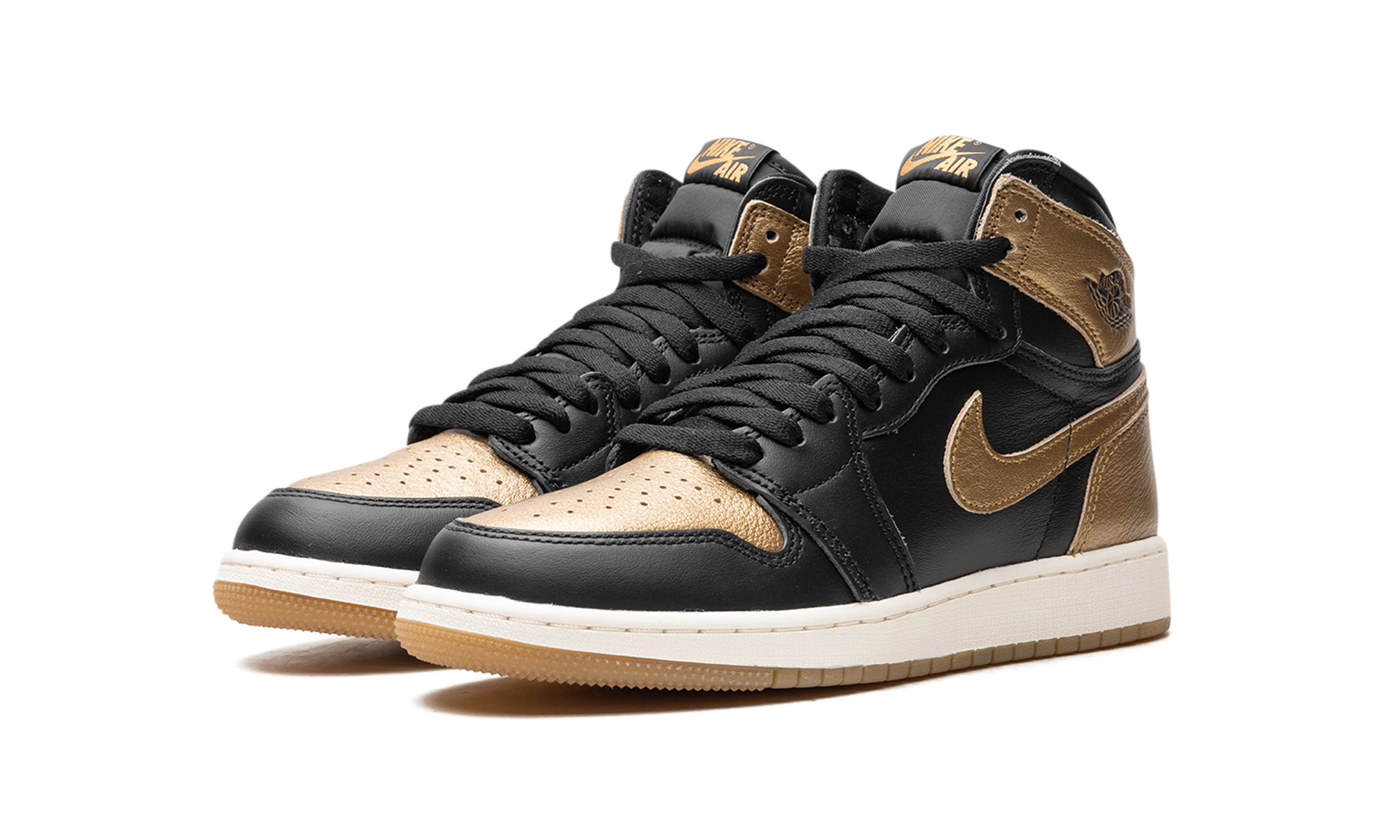 Air Jordan 1 GS "Black Metallic Gold" FD1437 071