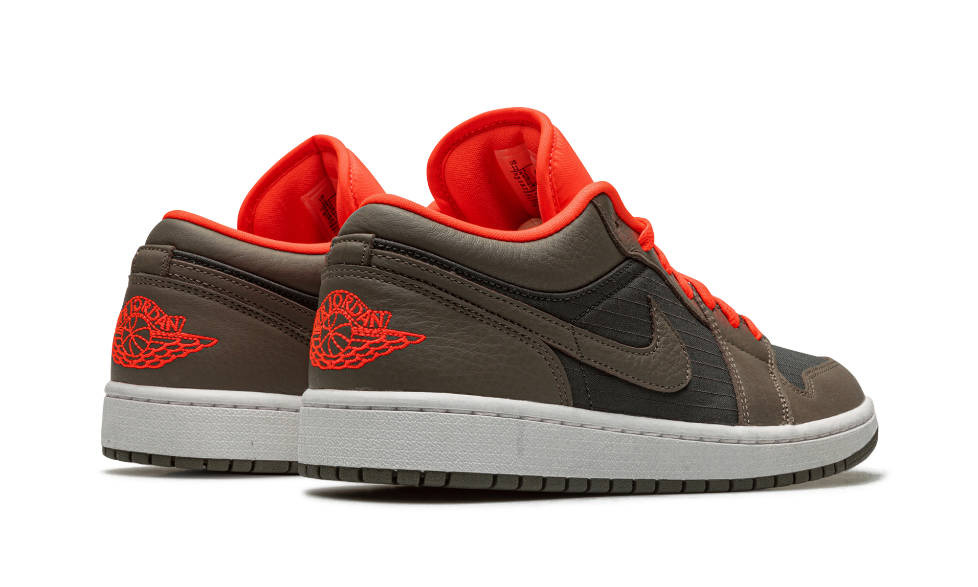 AIR JORDAN 1 LO SE WMNS "Black / Olive/ Bright Crimson" DQ6076 002
