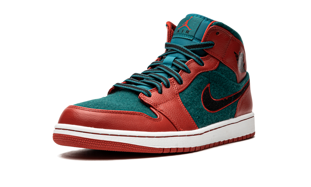Air Jordan 1 Mid "Gym Red Dark Sea" 633206 608