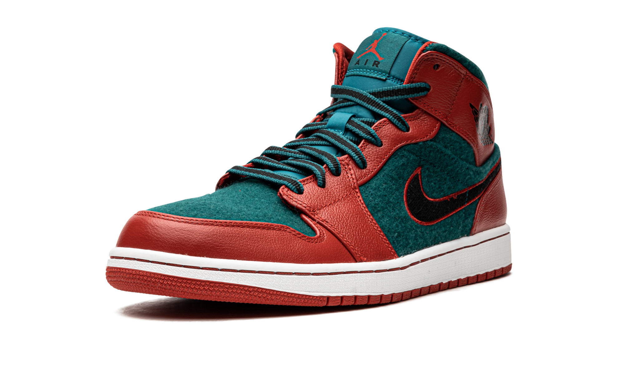 Air Jordan 1 Mid "Gym Red Dark Sea" 633206 608