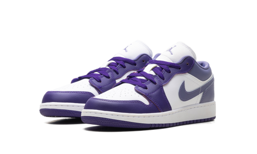 Air Jordan 1 Low GS "Purple / White" 553560 551