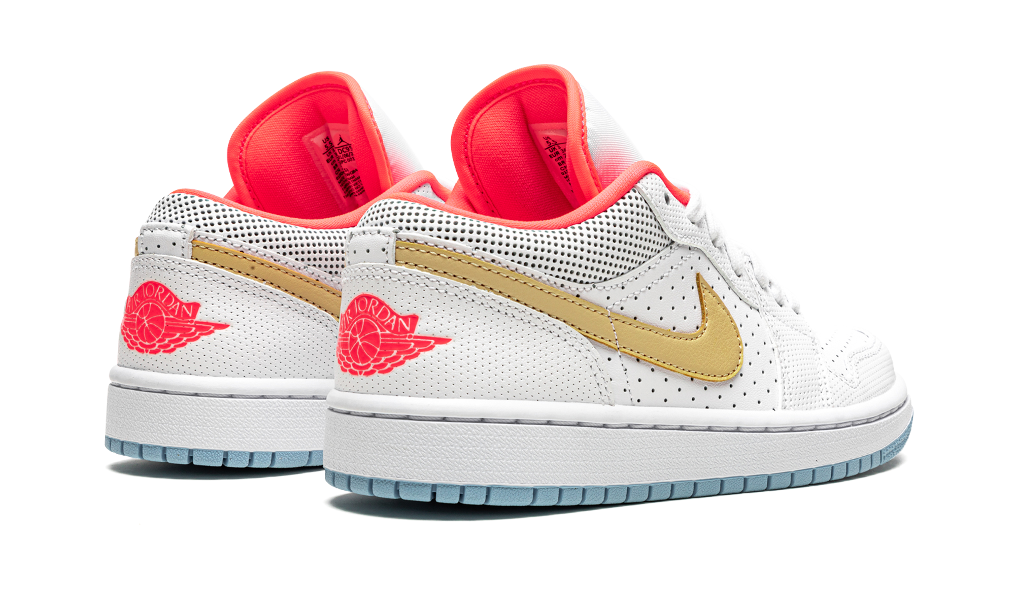 AIR JORDAN 1 LO SE WMNS "White / Sesame / Flash Crimson" DC9509 100