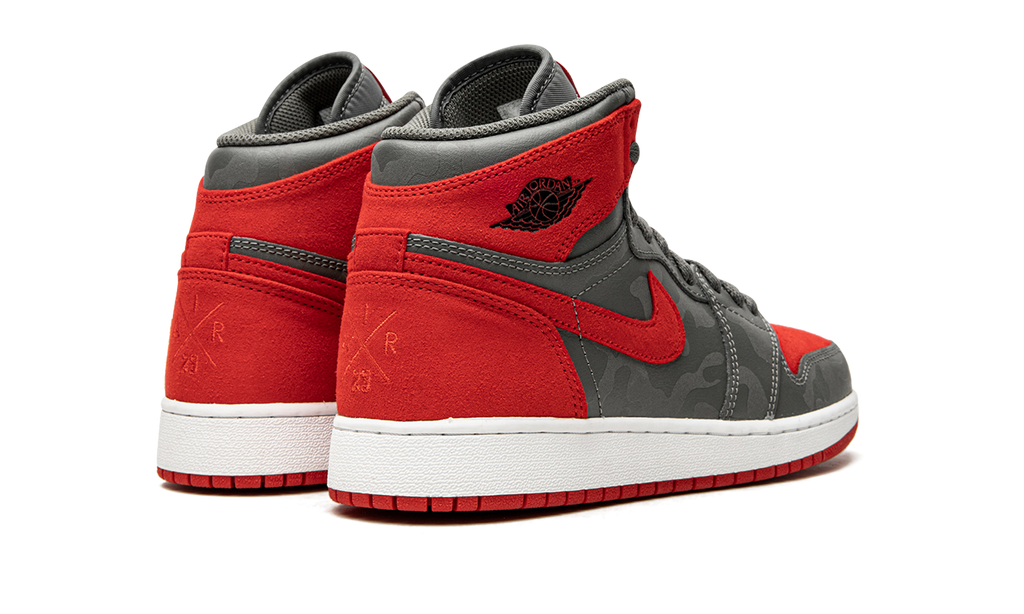 Air Jordan 1 Retro HI PREM GS "Red Camo" 822858 032