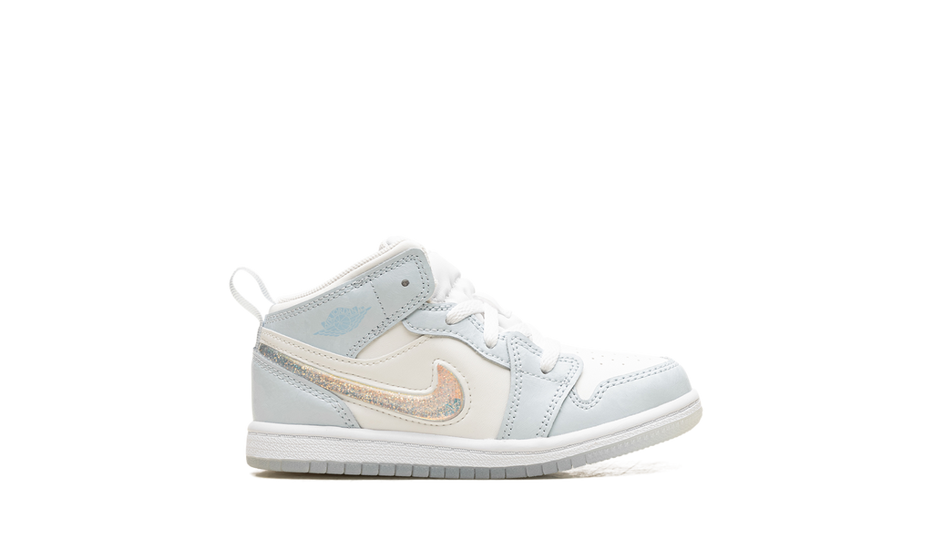 Air Jordan 1 Mid TD "Glitter Swoosh" FQ9116 400