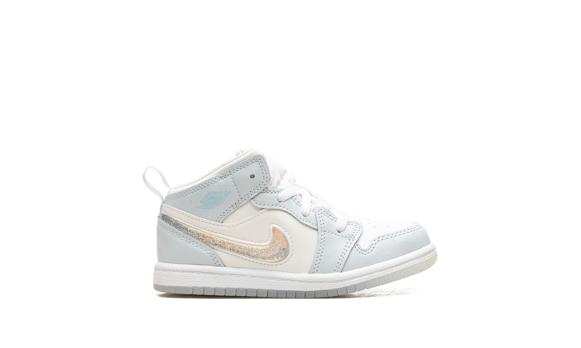 Air Jordan 1 Mid TD "Glitter Swoosh" FQ9116 400
