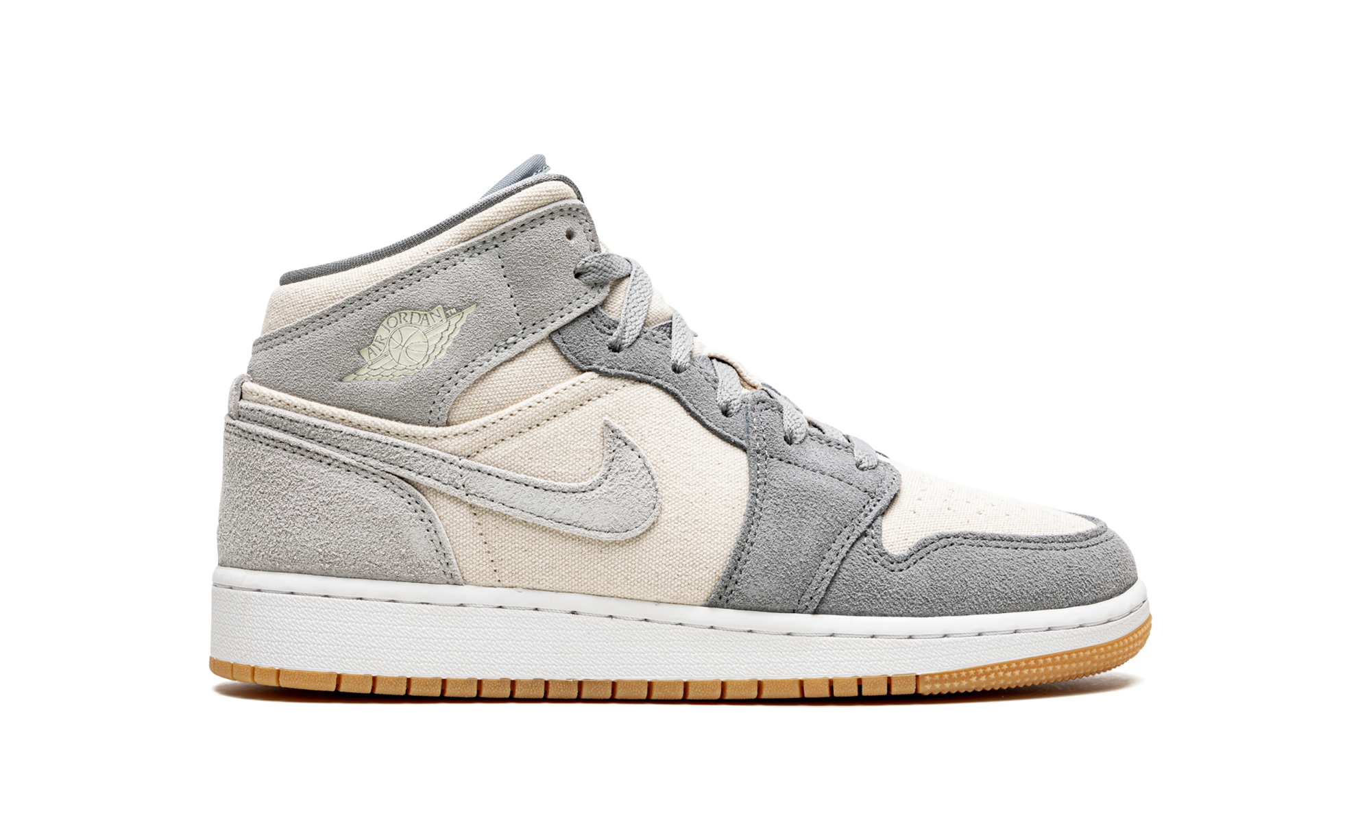 Air Jordan 1 Mid SE GS "Coconut Milk / Particle Grey" DN4346 100
