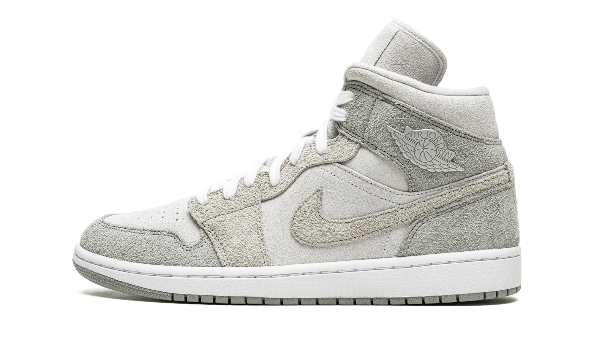 AIR JORDAN 1 MID SE WMNS "Grey Fleece" DO7139 002