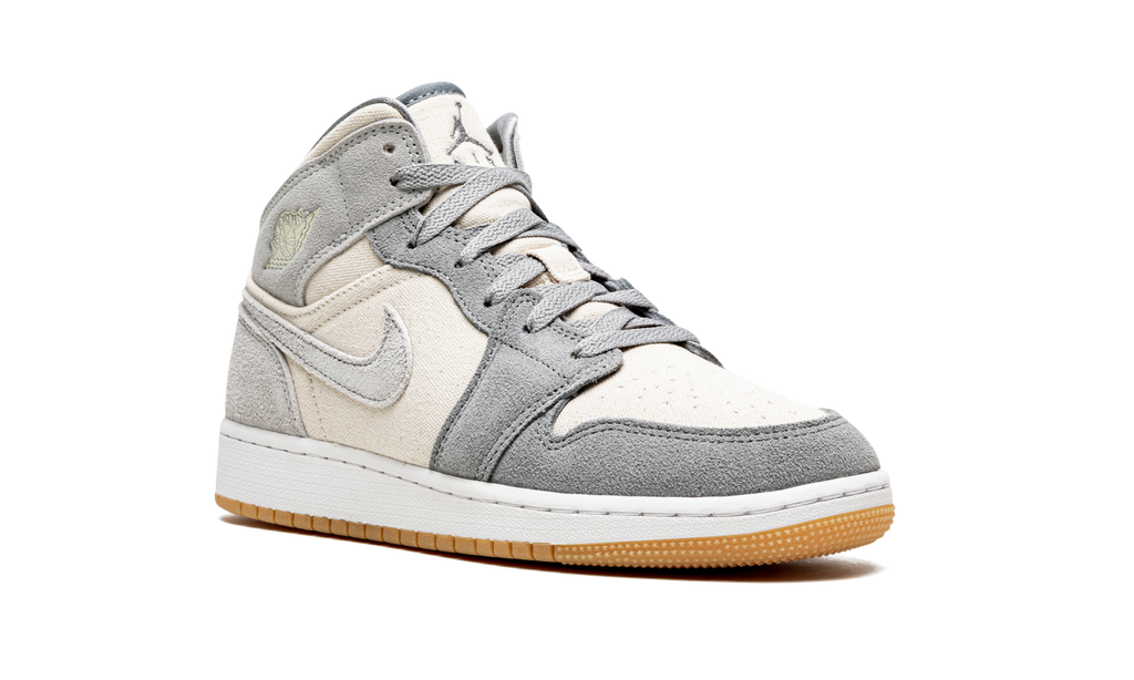 Air Jordan 1 Mid SE GS "Coconut Milk / Particle Grey" DN4346 100