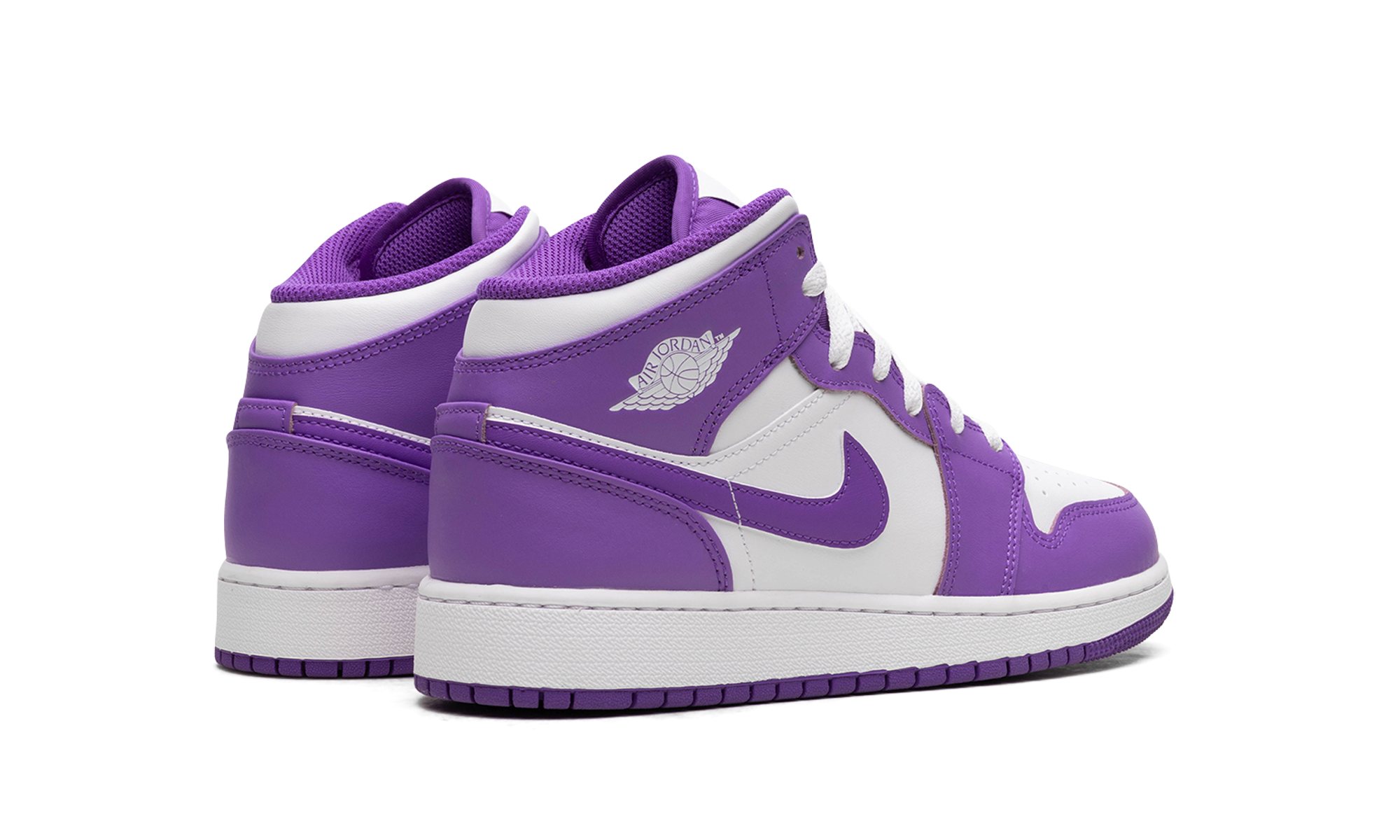 AIR JORDAN 1 MID GS "White / Purple Venom" DQ8423 511