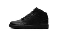 Air Jordan 1 Mid GS "Triple Black" 554725 010