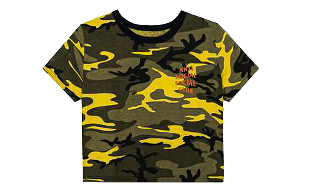 Geenie Crop Top WMNS "Yellow Camo" ASSC047