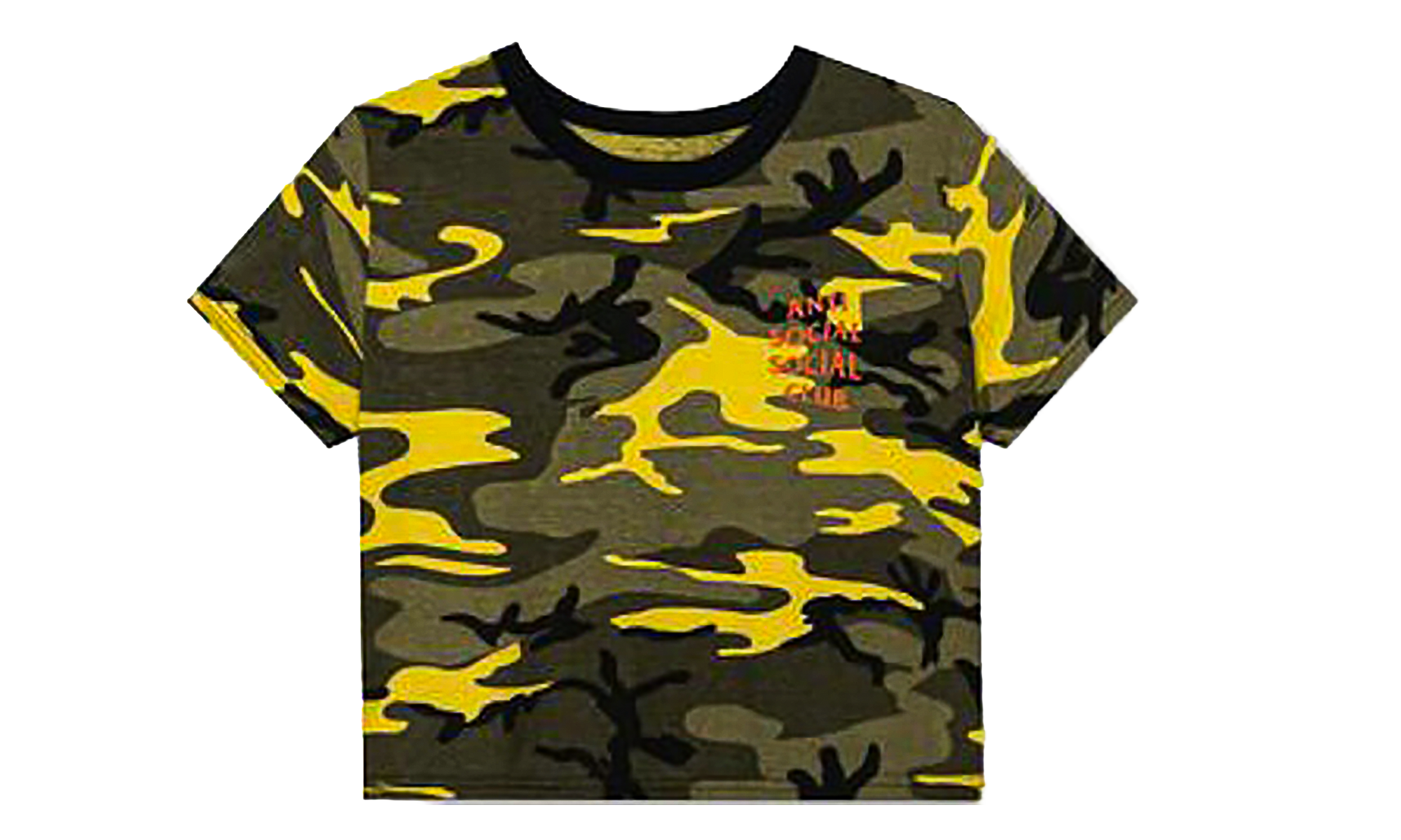 Geenie Crop Top WMNS "Yellow Camo" ASSC047