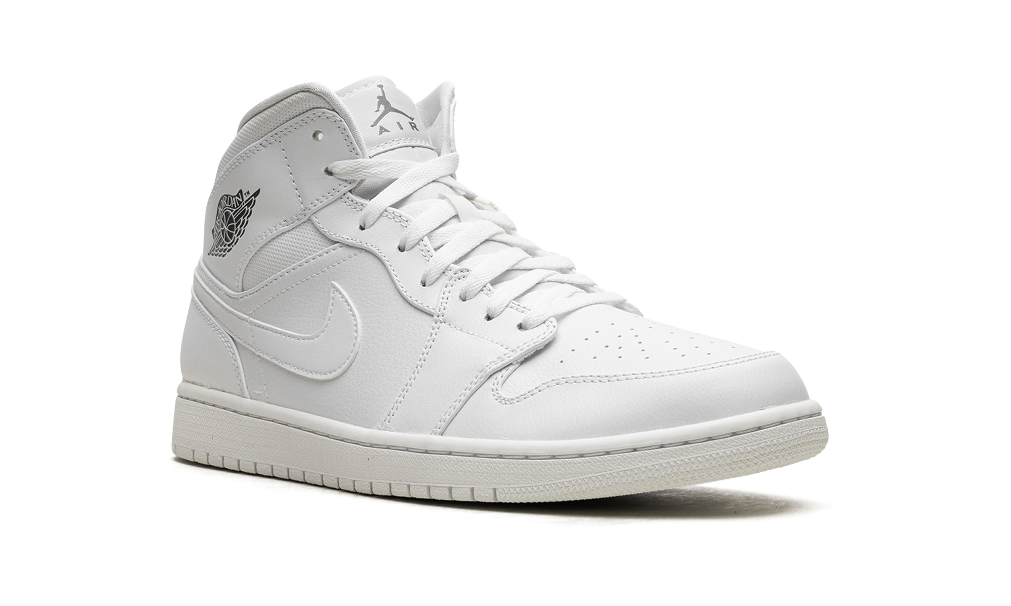Air Jordan 1 Mid "White / Cool Grey" 554724 102