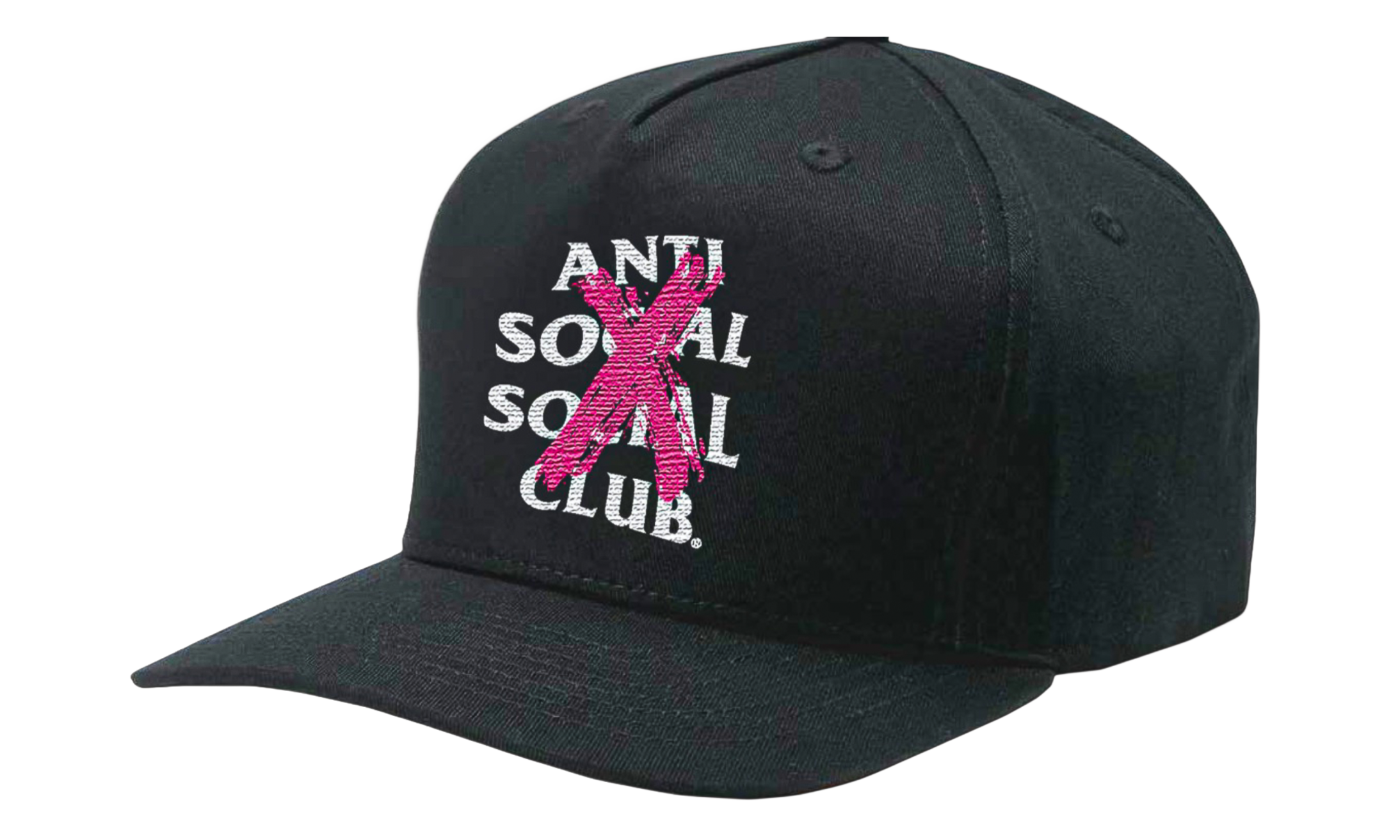 Cancelled Paint Snapback "Black / Pink" ASSC078