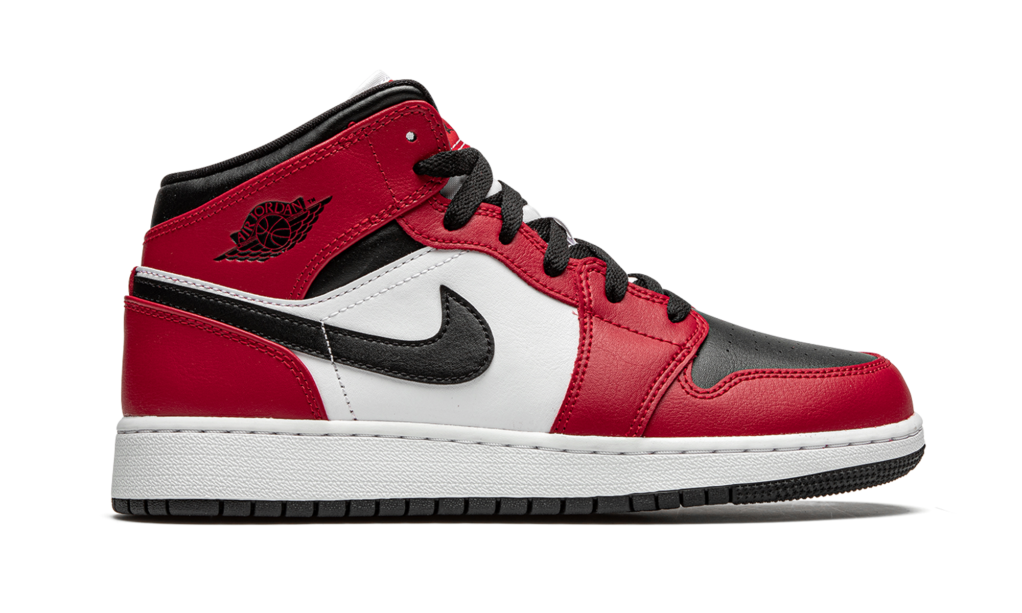 Air Jordan 1 Mid GS "Chicago Black Toe" 554725 069