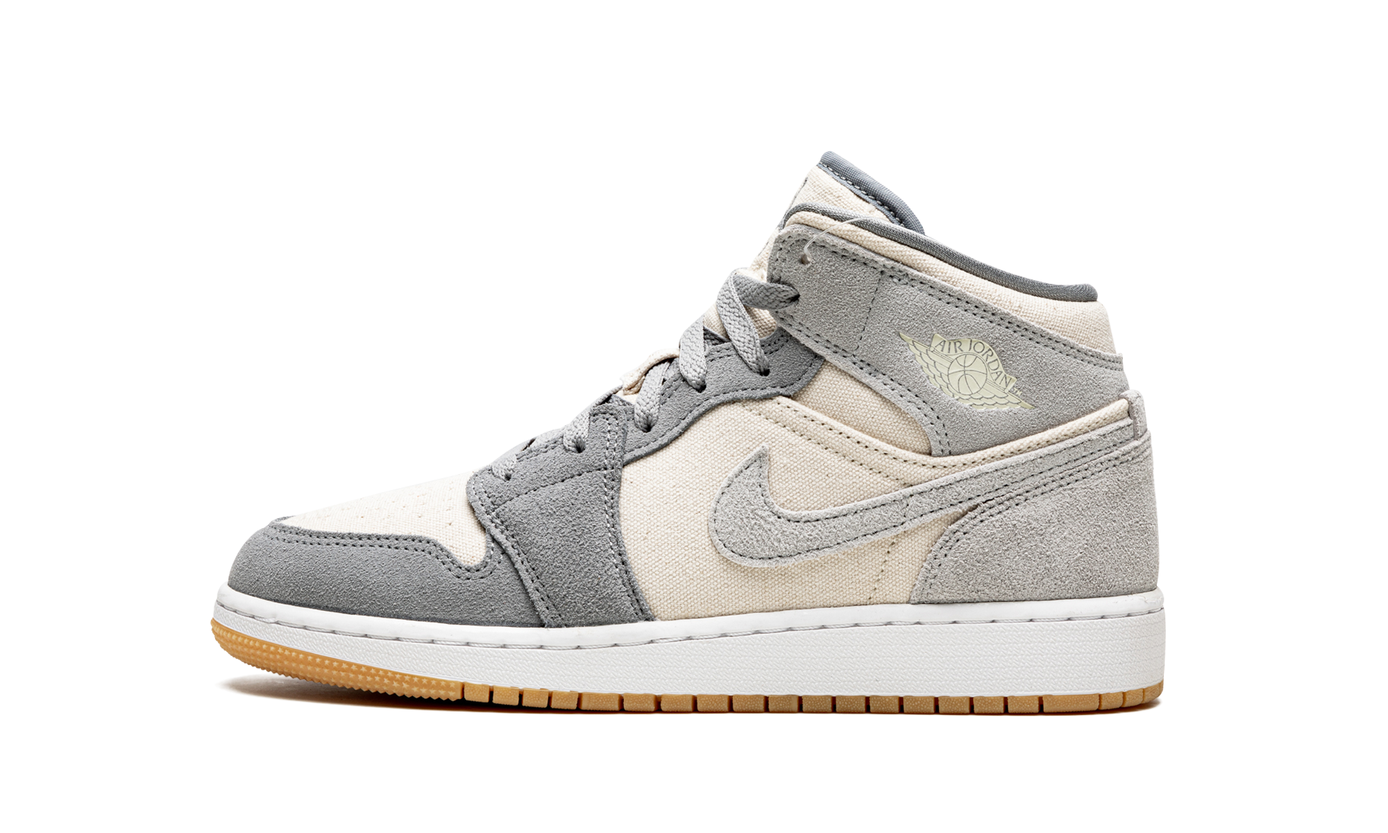 Air Jordan 1 Mid SE GS "Coconut Milk / Particle Grey" DN4346 100