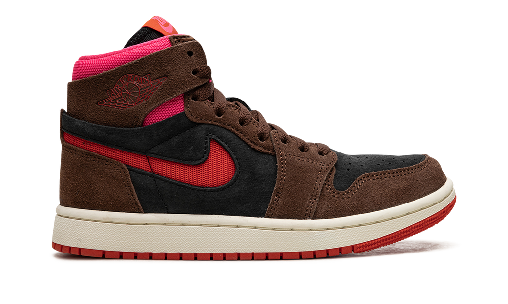 AIR JORDAN 1 ZOOM AIR CMFT WMNS "Cacao Wow/Picante Red/Black/Hyper Pink" DV1305 206