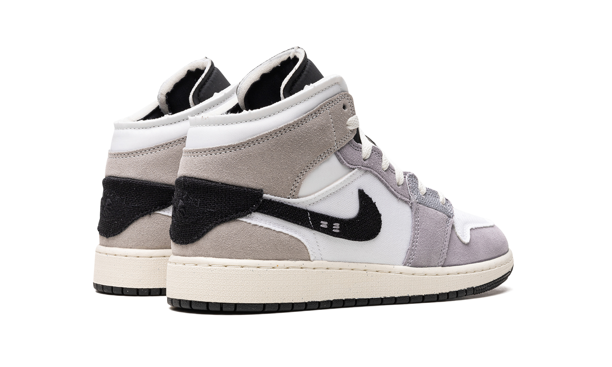 Air Jordan 1 Mid SE Craft GS "Cement Grey" FD9091 002