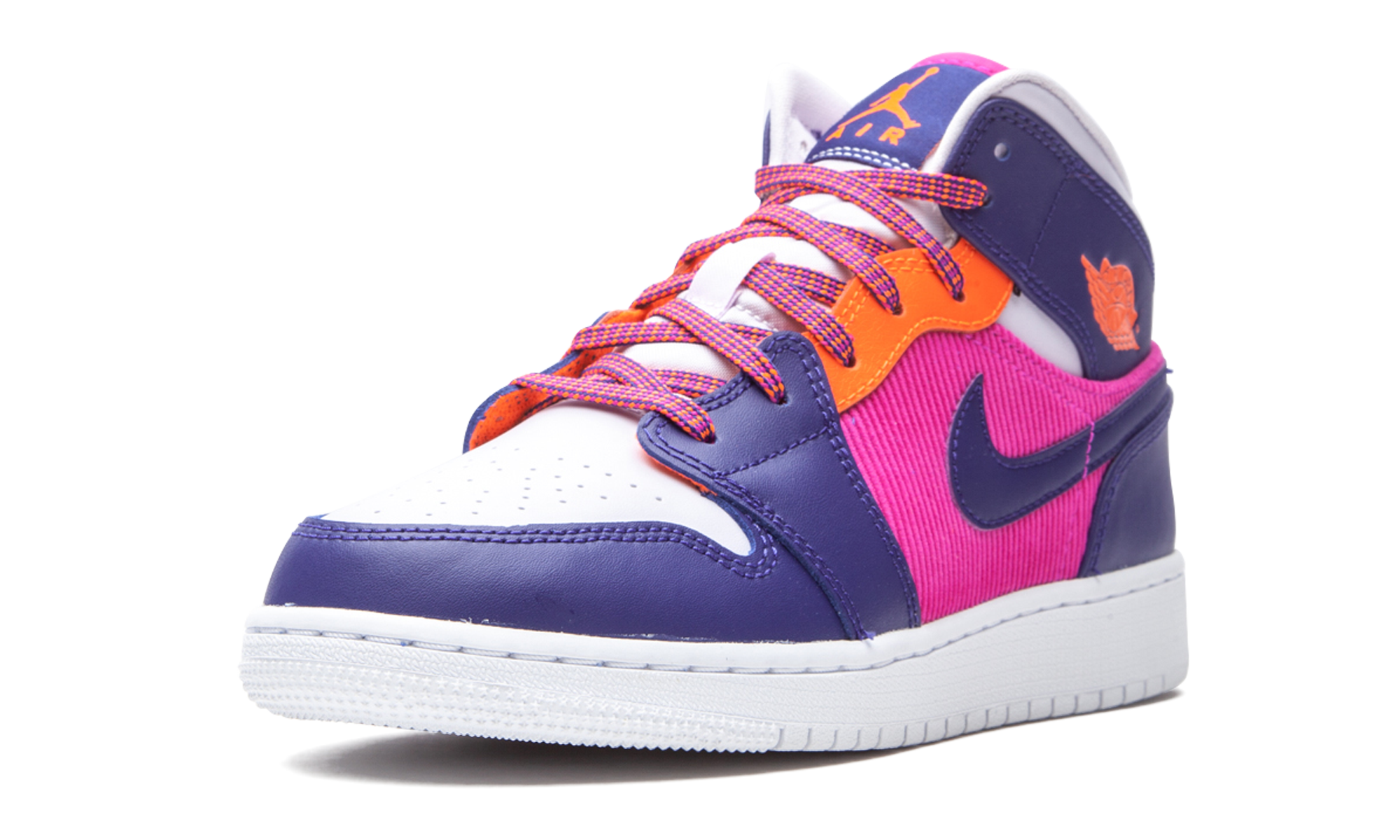 Air Jordan 1 Mid GS "Fire Pink" 555112 602