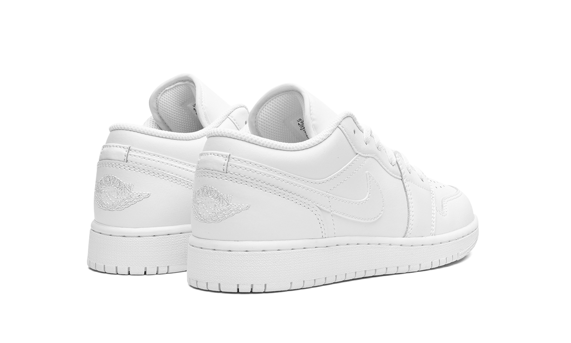 Air Jordan 1 Low GS "Triple White" 553560 136