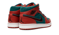 Air Jordan 1 Mid "Gym Red Dark Sea" 633206 608