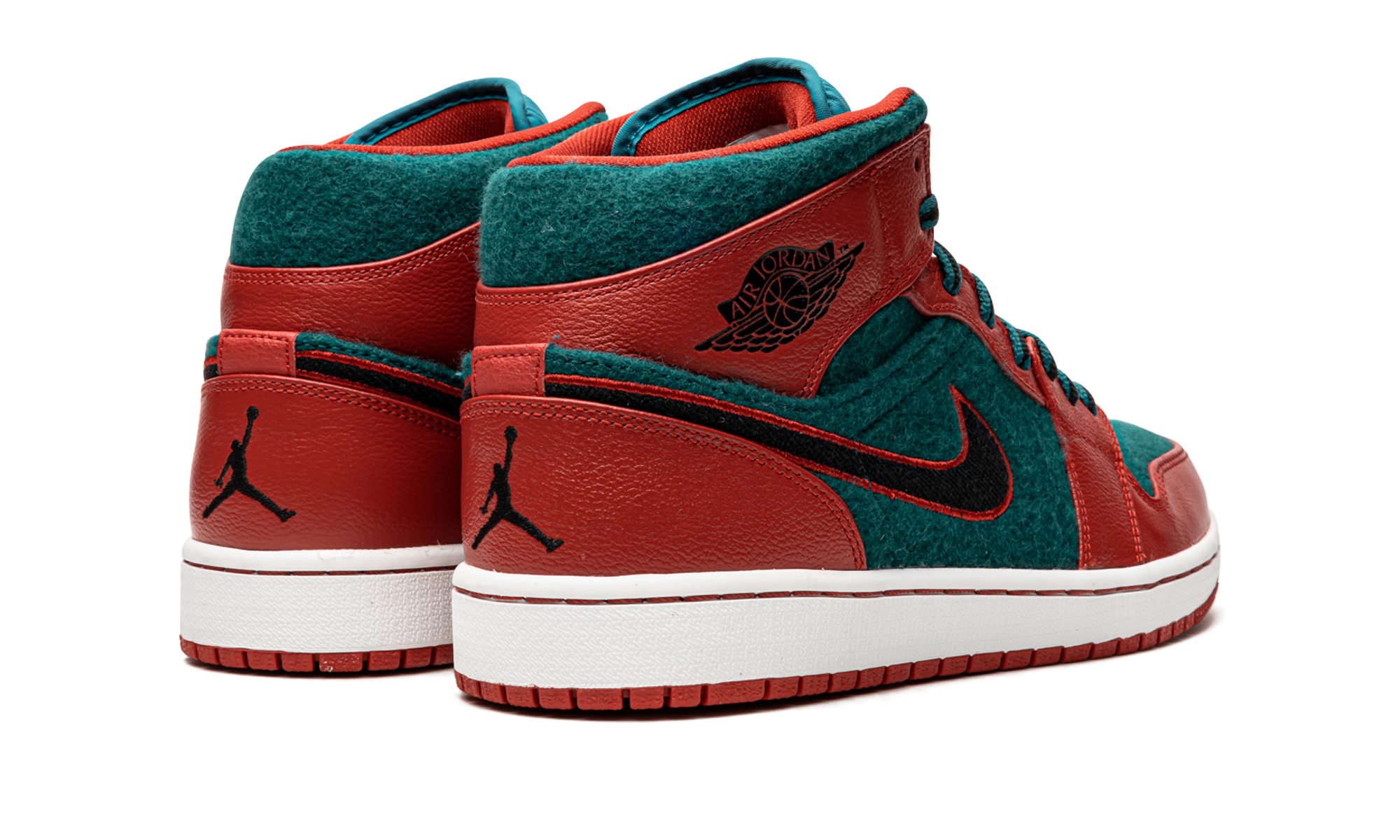 Air Jordan 1 Mid "Gym Red Dark Sea" 633206 608