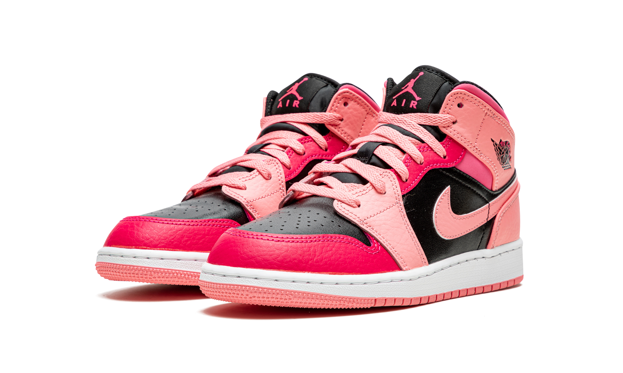 Air Jordan 1 Mid GS "Coral Chalk" 554725 662