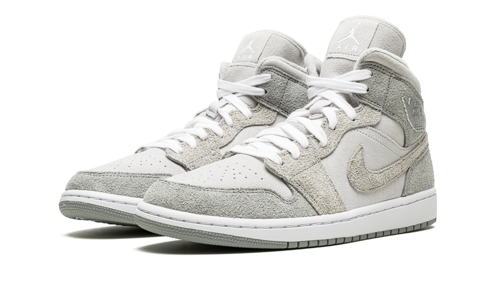 AIR JORDAN 1 MID SE WMNS "Grey Fleece" DO7139 002