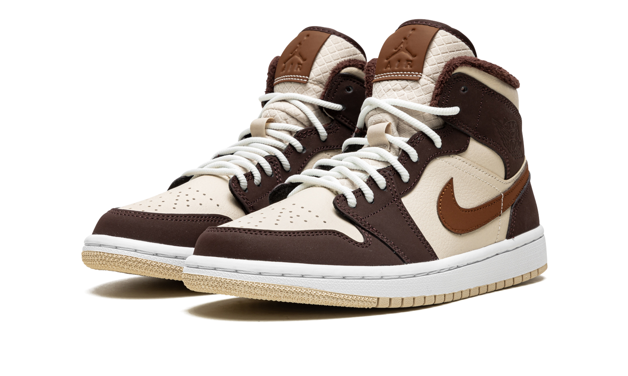 AIR JORDAN 1 MID SE WMNS "Brown Basalt Fleece" DO6699 200