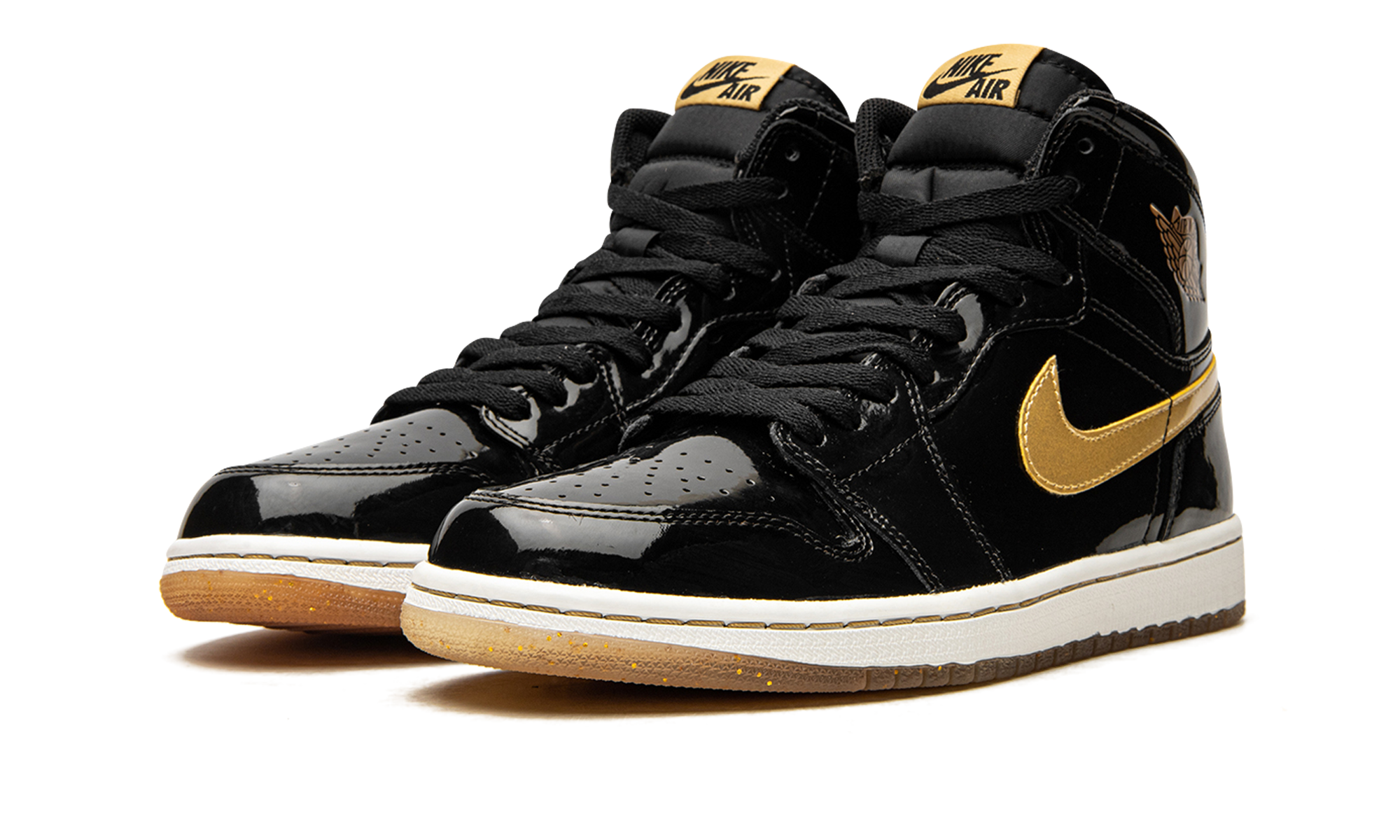 Air Jordan 1 Retro High OG "Black/Metallic Gold" 555088 019