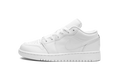 Air Jordan 1 Low GS "Triple White" 553560 136