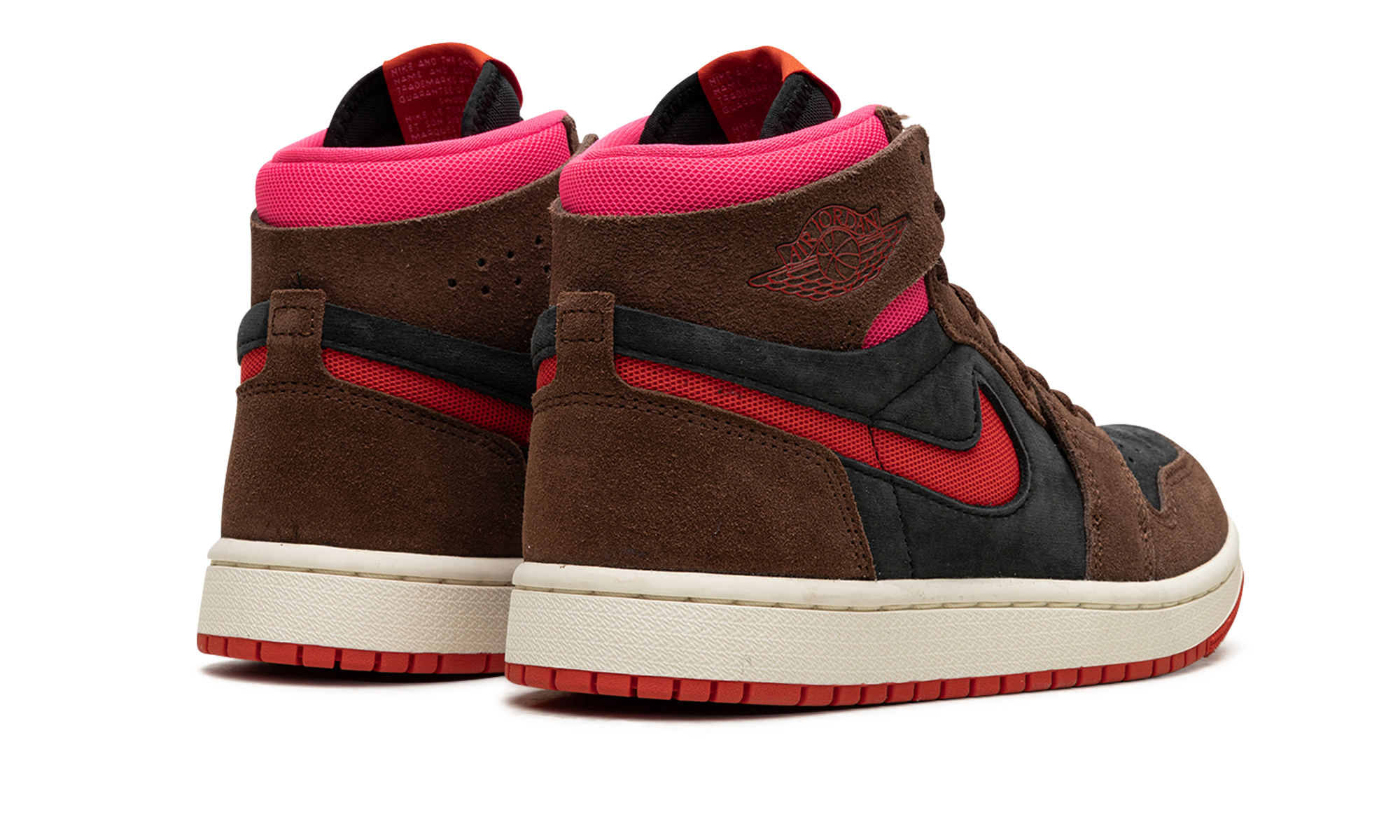 AIR JORDAN 1 ZOOM AIR CMFT WMNS "Cacao Wow/Picante Red/Black/Hyper Pink" DV1305 206