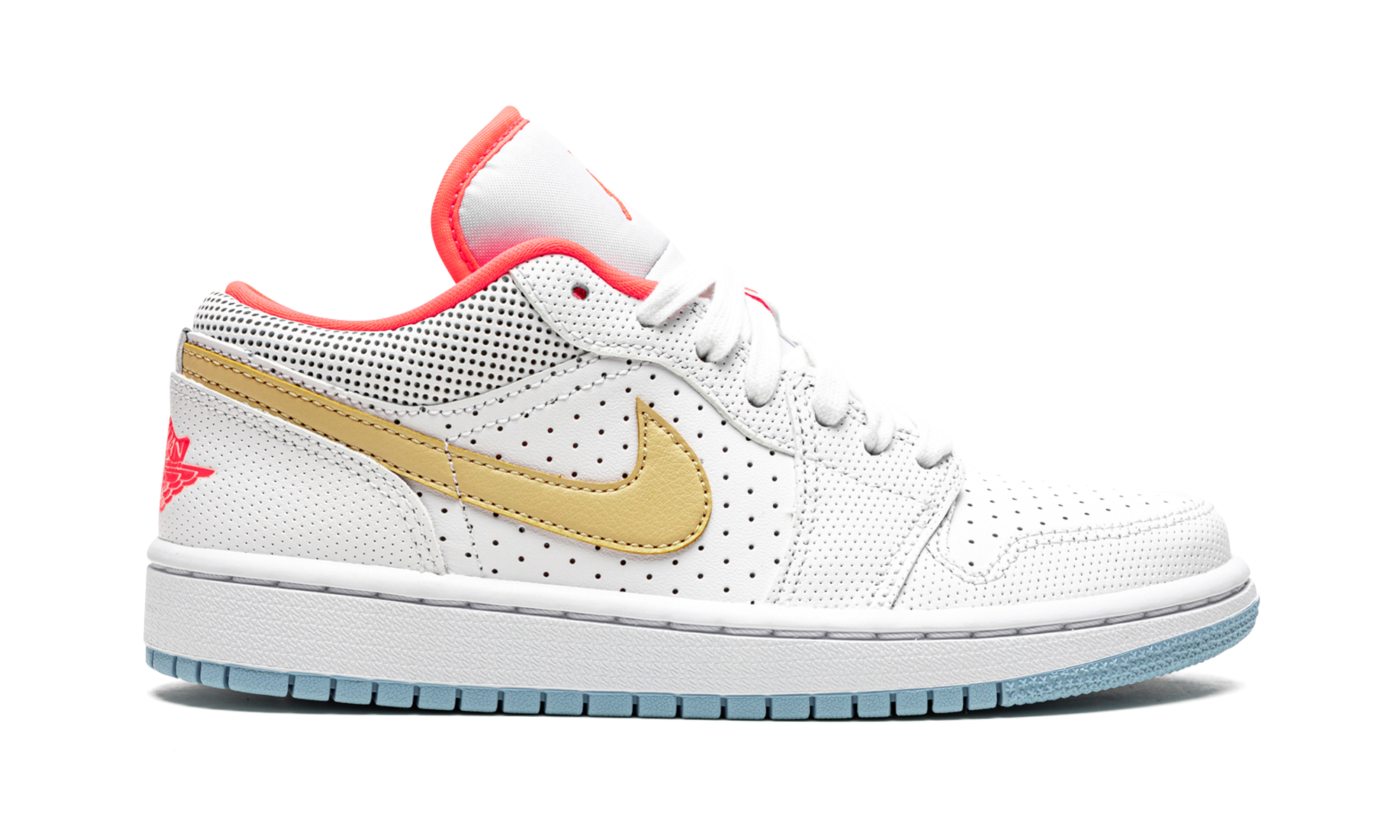 AIR JORDAN 1 LO SE WMNS "White / Sesame / Flash Crimson" DC9509 100