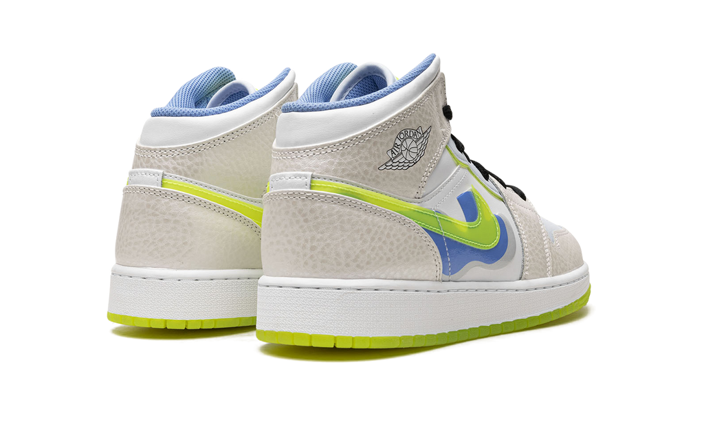 Air Jordan 1 Mid SE GS "Warped Swoosh'" DV1314 017