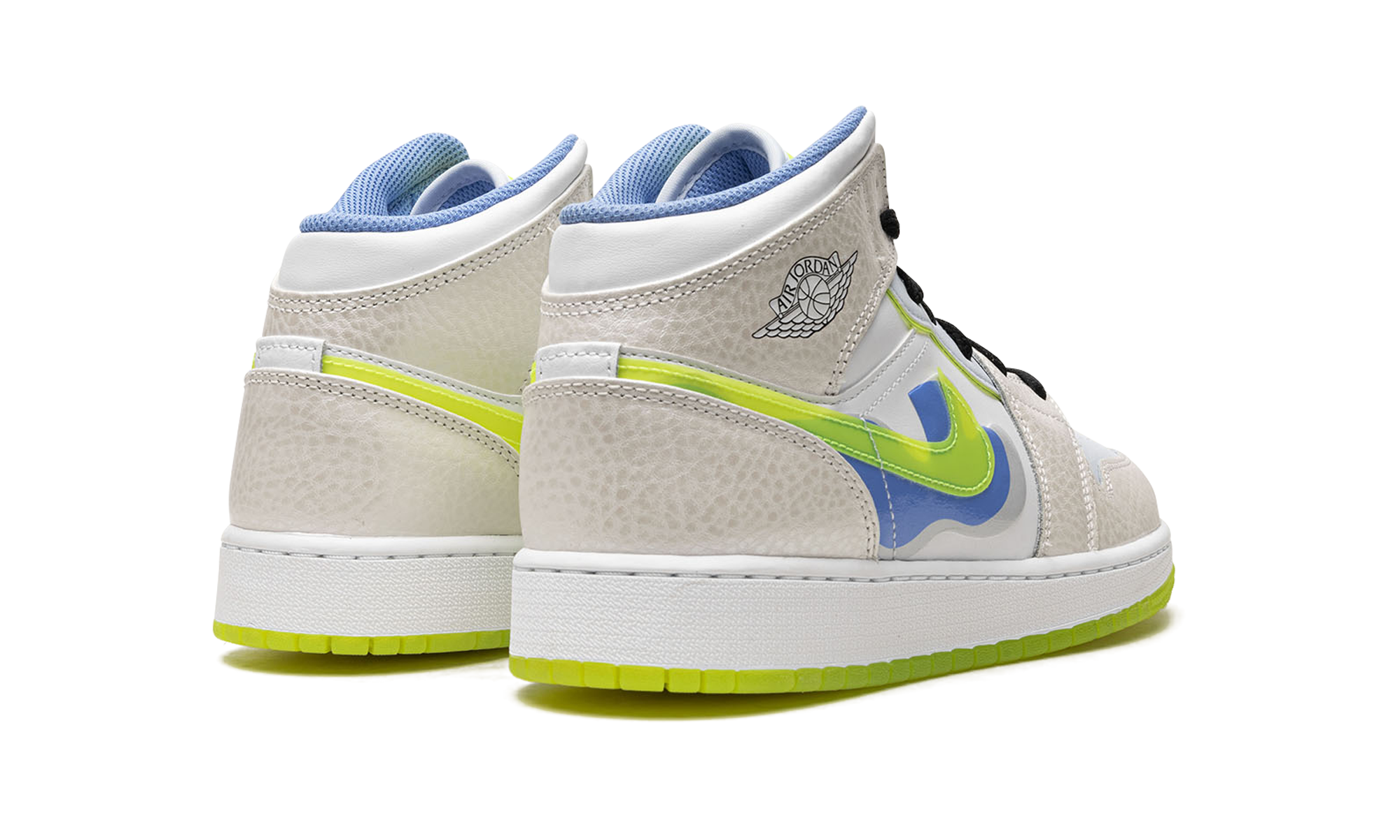 Air Jordan 1 Mid SE GS "Warped Swoosh'" DV1314 017