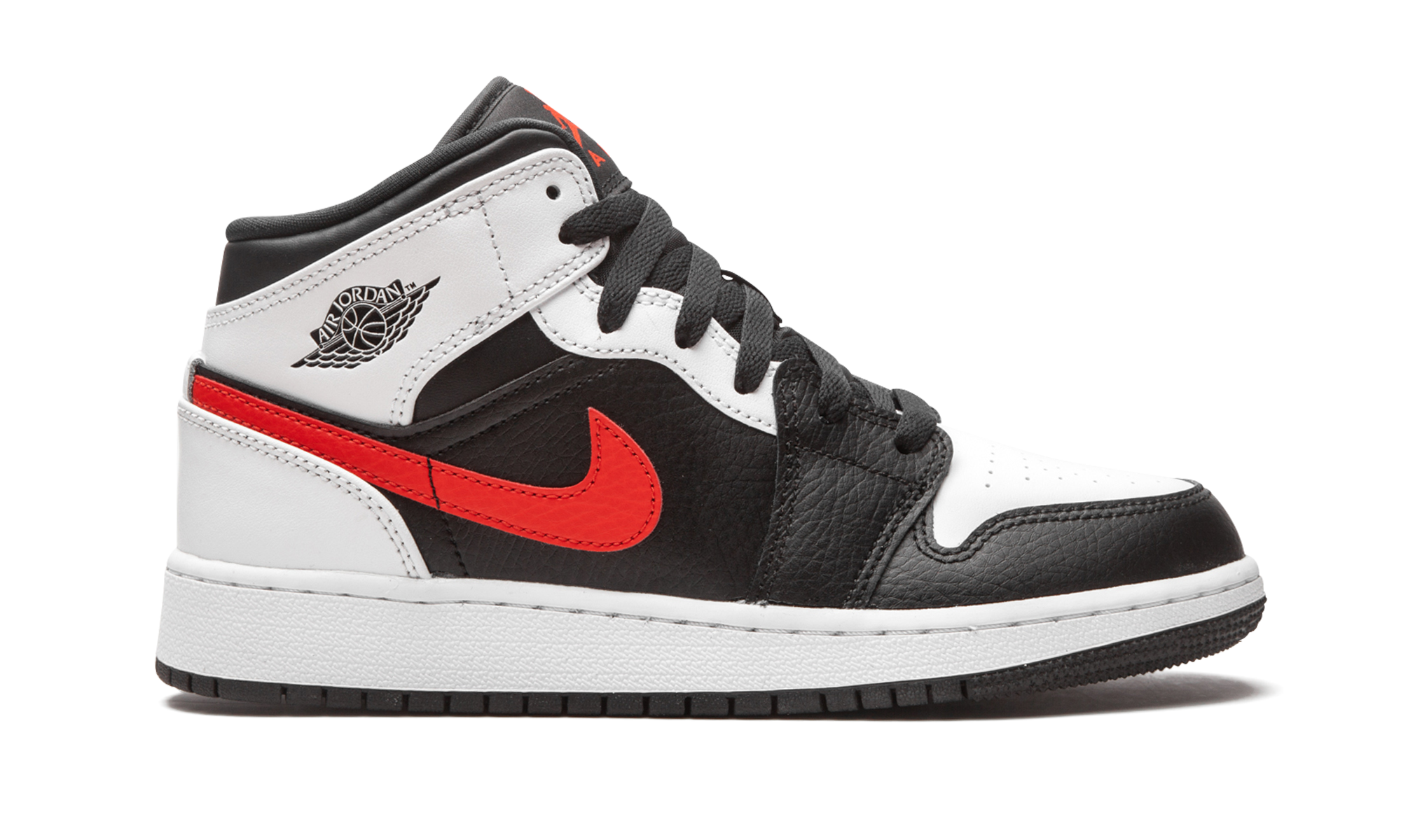 Air Jordan 1 Mid GS "Chile Red" 554725 075