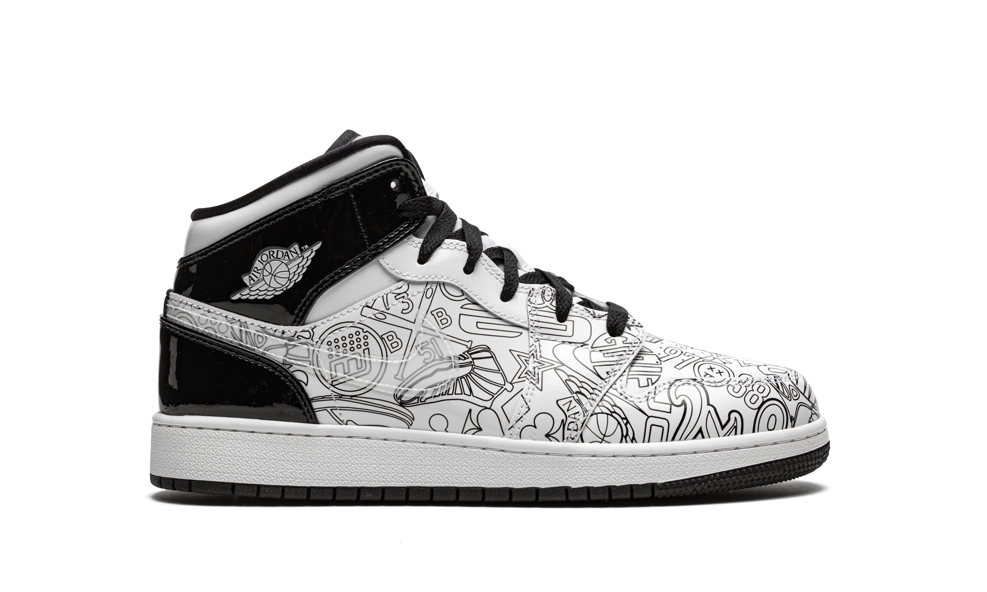 Air Jordan 1 MID SE GS "DIY" DC4099 100